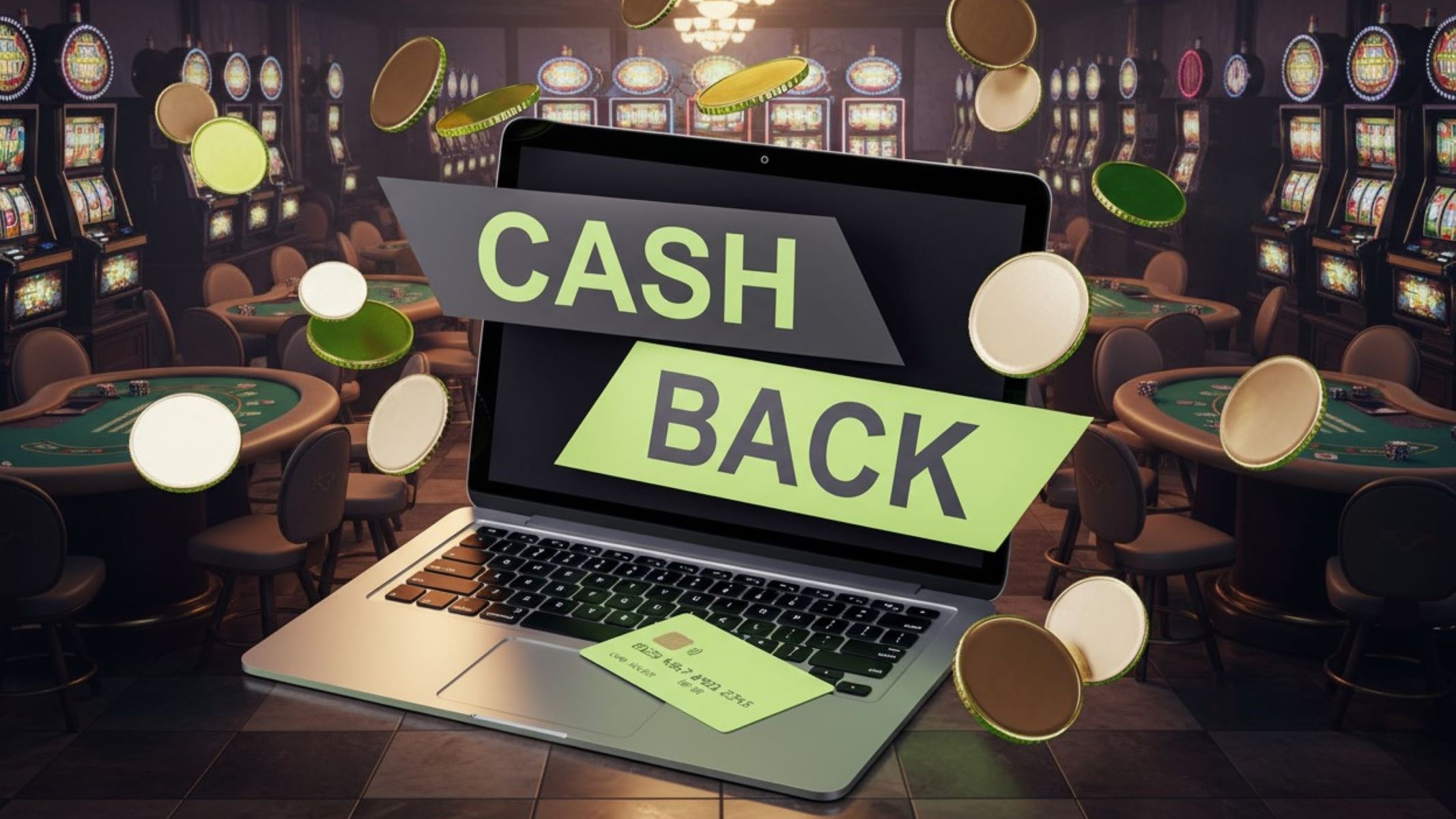 Cashback bonusi za igralne avtomate in namizne igre